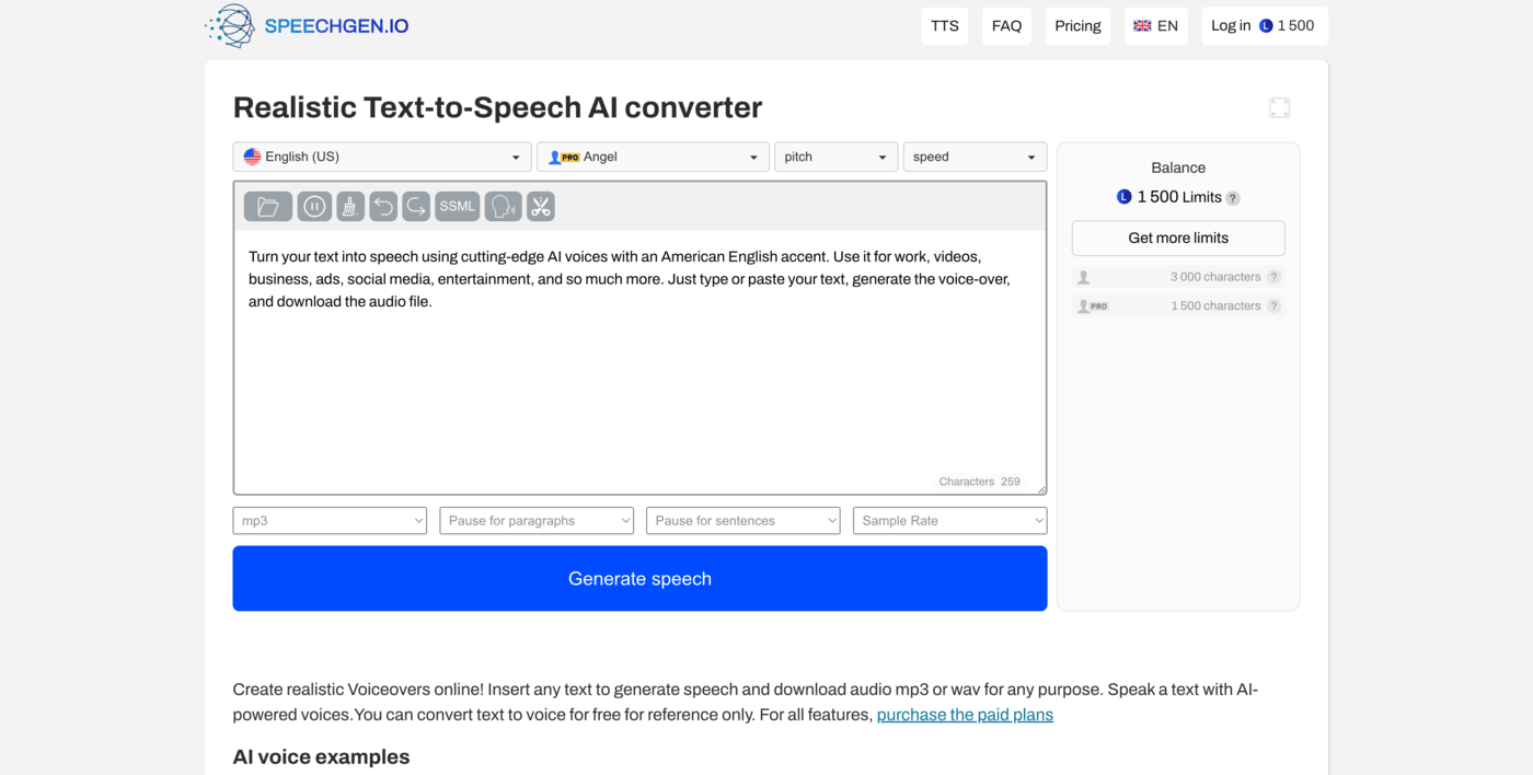 SpeechGen